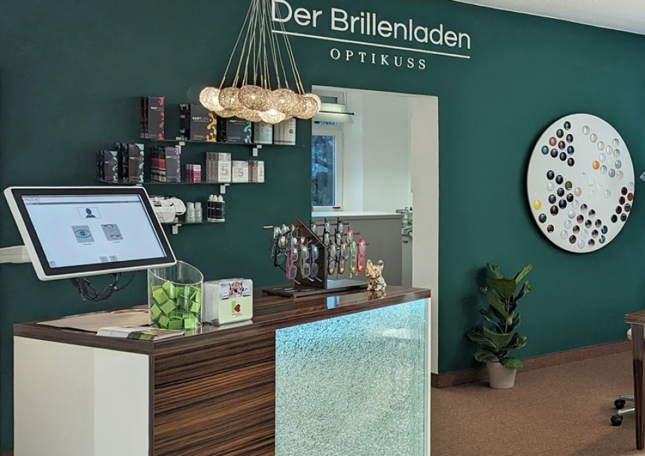 Laden-Ansicht innen; Der Brillenladen – Optikuss